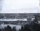 Vy från Fagerstrand över Trollhättan 1923