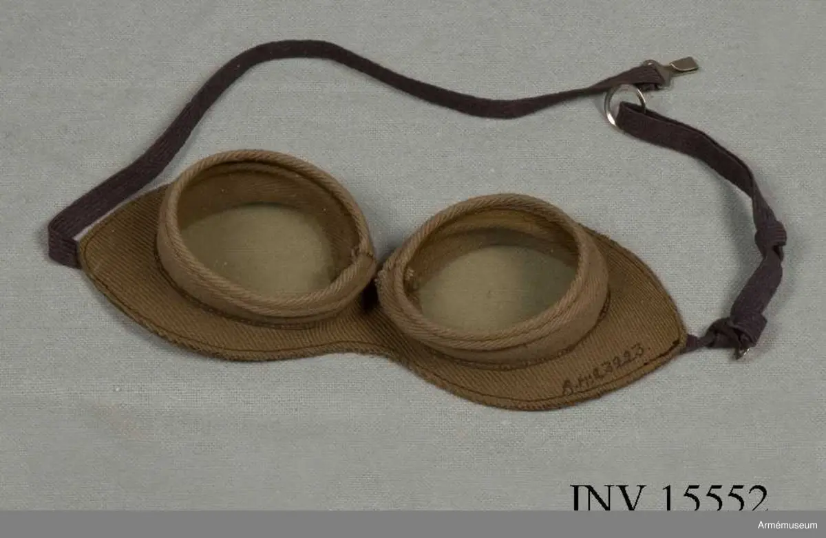 Skyddsglasögon till gasmask fm/1917
