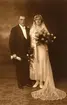 Brudparet Gösta och Alice Svedung, 8 oktober 1930