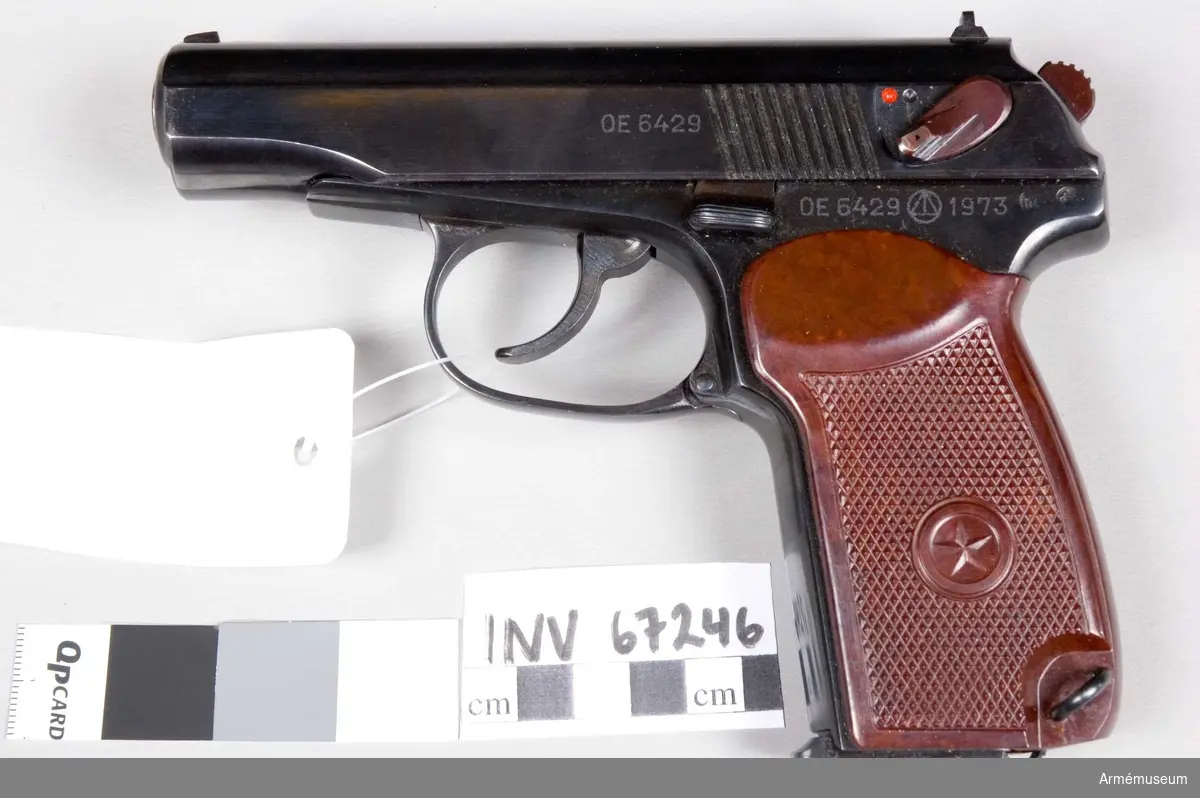 System Makarov PM Sovjet (Syrien).

Samhörande nr är 294-299, 321-350, 400-448 (347-348).