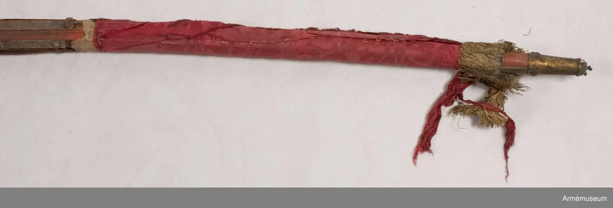 Den nu förlorade duken hade inskriptionen "Hoder du saa slar ieg"