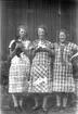 Ester, Ellen och Hulda Foss 1930.