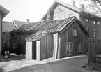 Mars 1924. Äldsta huset i Gravarne, (senare rivet.)