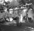 (Stereo karta XVIII) Kyrkan och kyrkogården. 26 Augusti 1926.