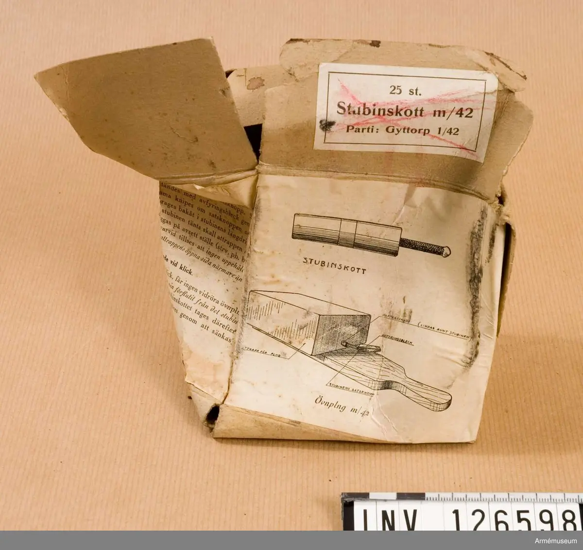 Ask för stubinskott m/1942