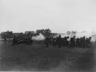 Södra Skånska infanteriregementet I 25 på skjutövning i Munka-Ljungby. Soldaterna iförda uniform m/1886.