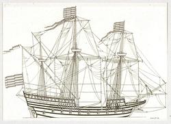 Örlogsfartyg [Teckning]