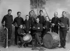 Frälsningsarméns musikkår, Enköping, ca 1913-1914.