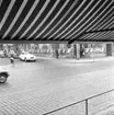 Apoteket Kronan i korsningen Kyrkogatan - Västra Storgatan i Jönköping den 6 april 1960.