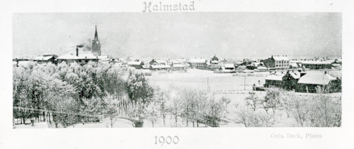 Utsikt från Galgberget i Halmstad