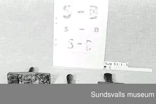 Sunds AB, skeppningsmärke för sågade varor klass V.