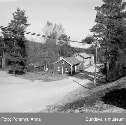 Dokumentation av byggnader på Norra berget, Konstruktioner på toppen av Nolbykullens slalombacke och utsikt från Nolbykullen.