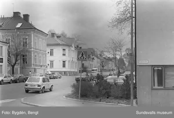 KMV inventering.  Östra långgatan och kvarteren därikring