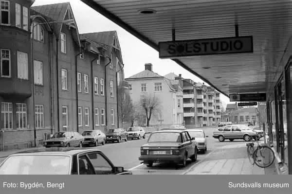 KMV inventering.  Östra långgatan och kvarteren därikring