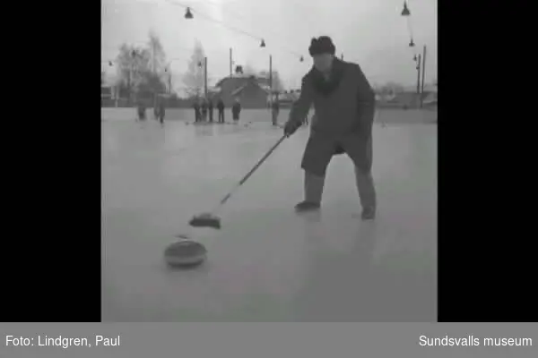 Curling i Sundsvall, fest på Knaust.