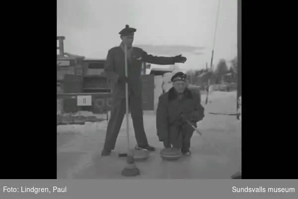 Curling i Sundsvall, fest på Knaust.