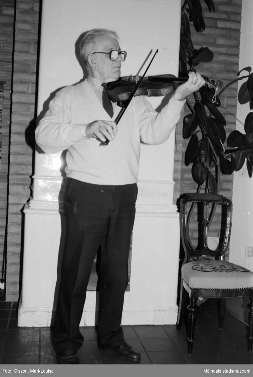 Ivar Andersson, spelman i Kållereds spelmanslag.