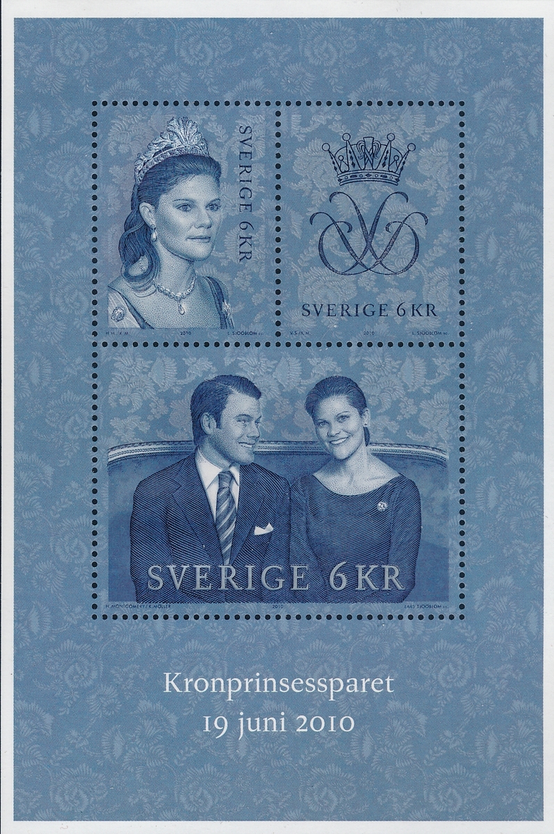 Ett porträtt av Kronprinsessan Victoria.