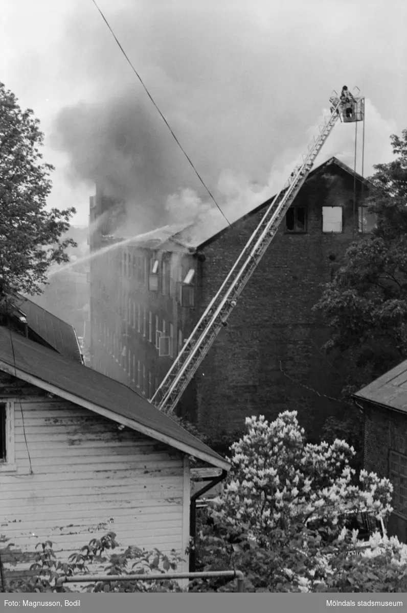 Soab-branden i Stora Götafors den 4 juni 1986.