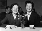 Företagsafton för postpersonal, på Hotell Vestergyllen i Skövde den 28/11 1954.