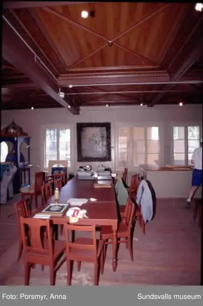 restaurering av gamla stationshuset, väntsalen