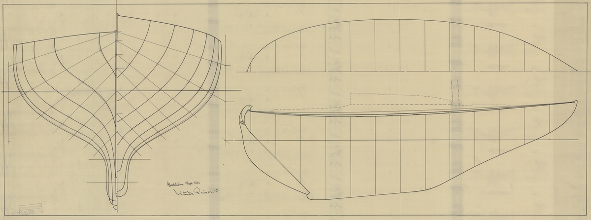 Linjeritning och spantruta