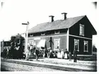 Poststationen i Järnboås, exteriör, 1890-tal.