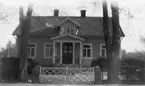 Poststationen Agunnaryd, huset i Bråna, Västergården, där poststationen låg åren 1895-1914, foto 1954.