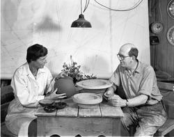 Hos keramiker Jens von der Lippe.