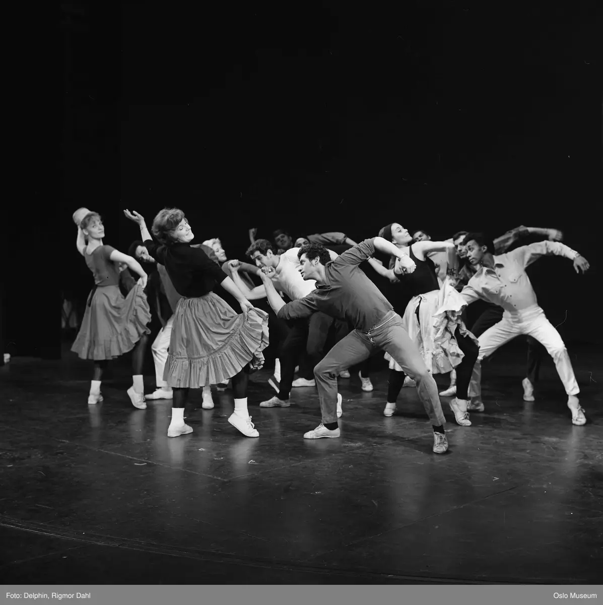 Det norske Teatret, interiør, scene, "West Side Story", ballett