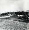 Strandställe. huset syns th på översiktsbilden..[]. Stranden mot Öresund. Skåne, Malmöhus län, Råå.