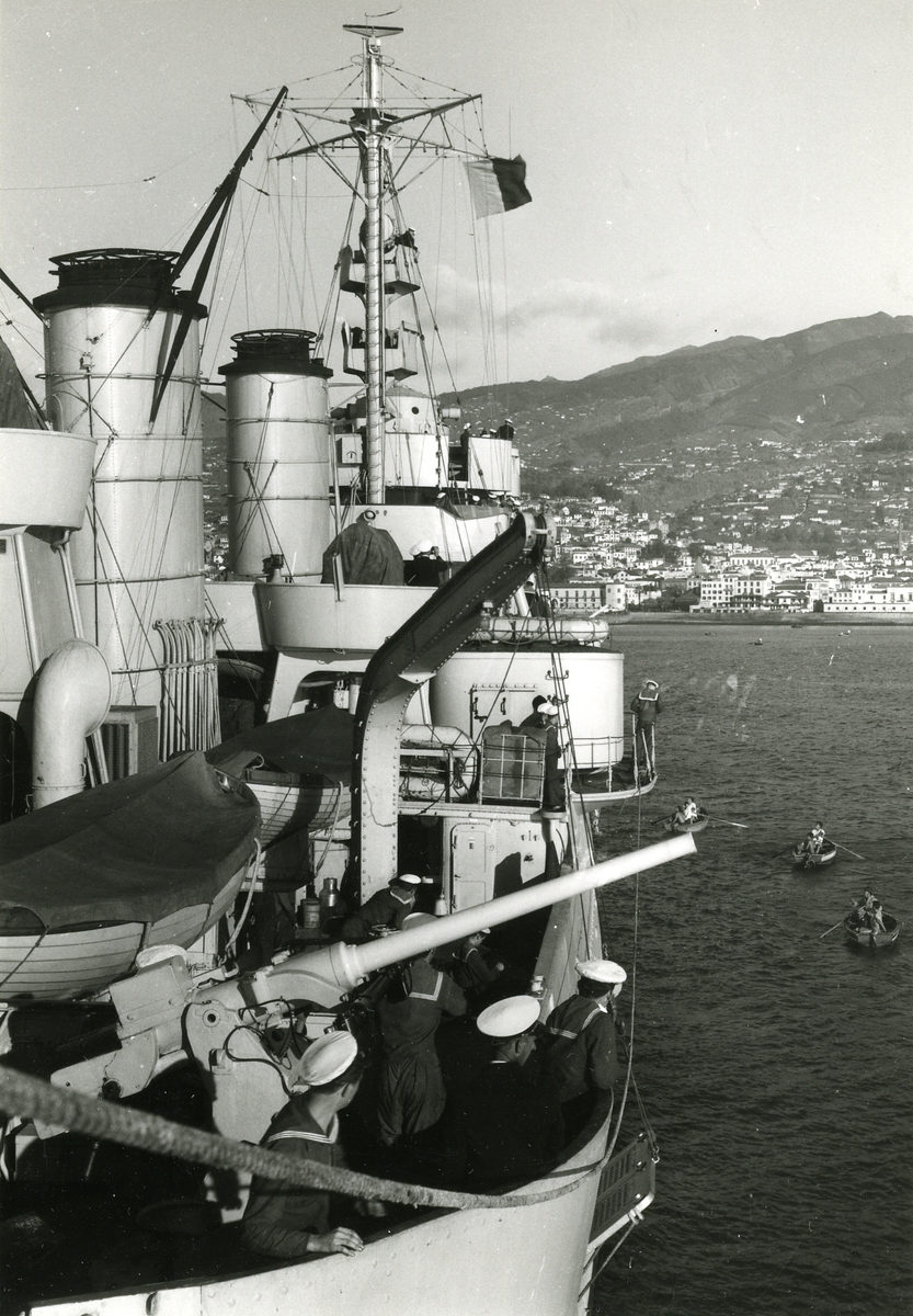 H.M.S. Fylgia i Medelhavet 1948.