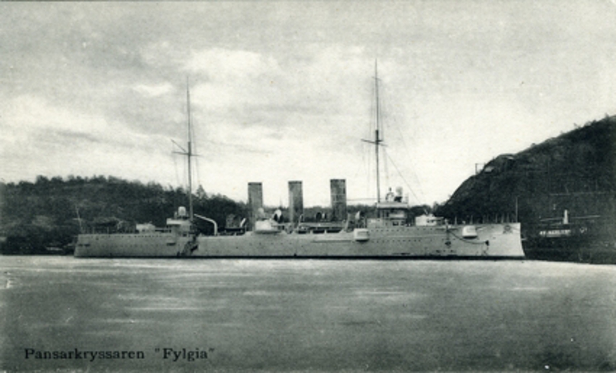 Pansarkryssaren "Fylgia". 7011 C. N:s Lj. Sthlm