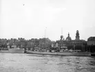 Manligheten och Danska fartyget Ingolf i Rouen 1938