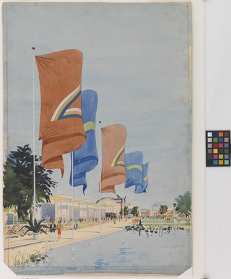 Stockholmsutställningen 1930, Illustration av Corson