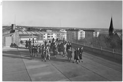 Lyceum för flickor (Östermalmsskolan)
Exteriör Takterass med