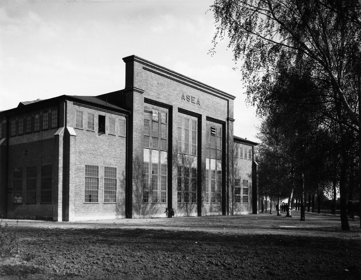 Emausverkstadens västra gavel, Asea
Exteriör