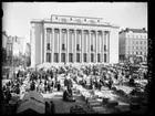 Stockholms konserthus
Exteriör. Entrésidan, torghandel