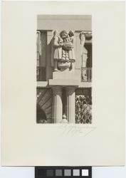 Stockholms Enskilda Bank
Exteriör. Portik med skulpturgrupp 