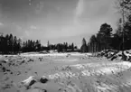 Bostadsområde
Exteriör med snötäckt fält.