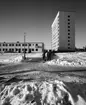 Bandhagens centrum
Exteriör, solbelyst vinterlandskap