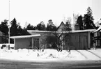villa Magnusson
Exteriör, villan från norrsidan med garageinfart och entré