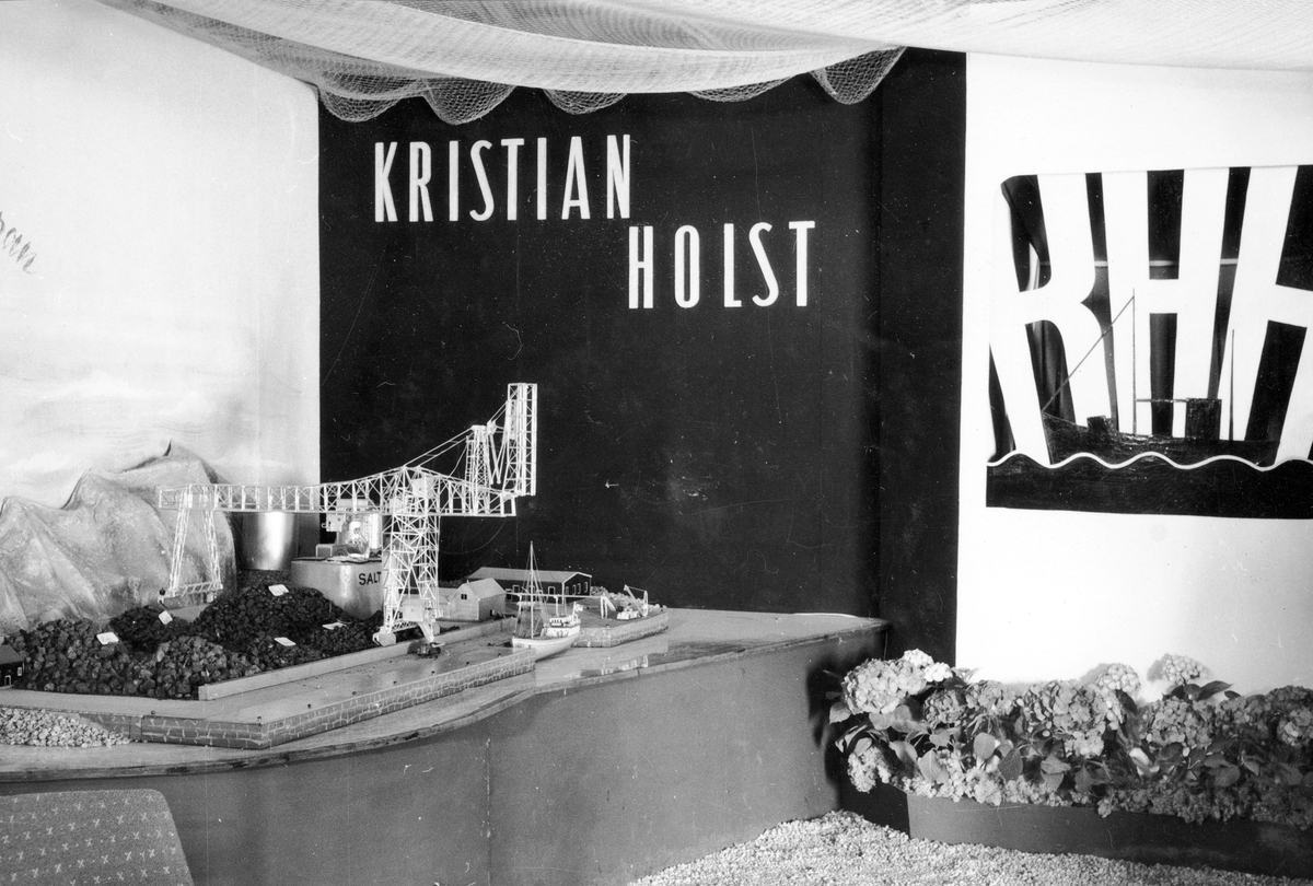 Standen til Kristian Holst under Harstadmessen, 1953