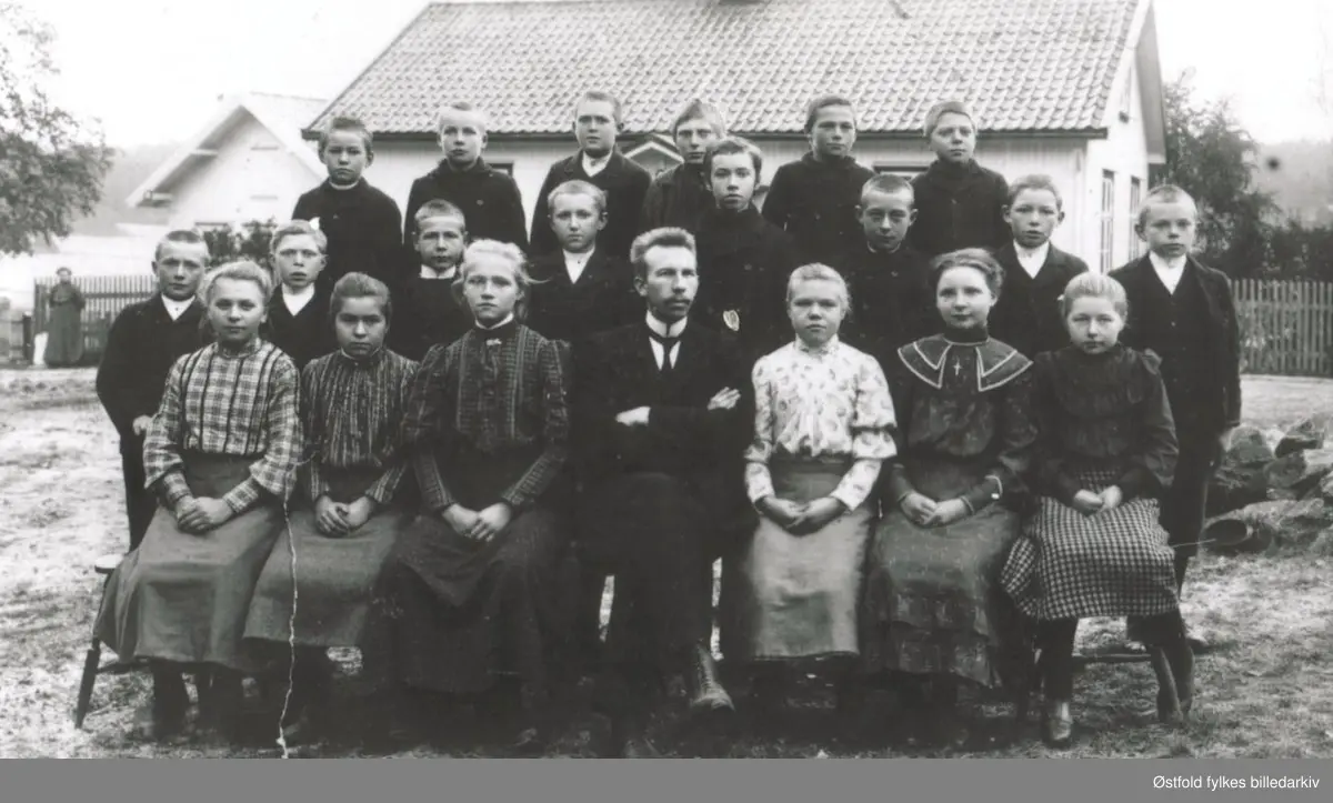 skole, gruppe21, lærer, skolehus, Evenrød skole,