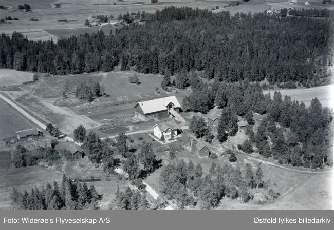 gårdsbruk, skråfoto,