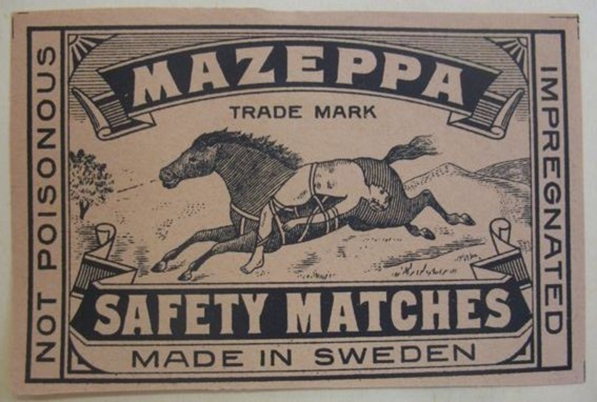 Etiketten tillhör en samling insatta i ett album med 478 st. tändsticksetiketter, Huvudsakligen från Vänersborgs Tändsticksfabrik, vilken hade tillverkning åren 1848-1932.

11 st av etiketterna härrör från Ellbo Tändsticksfabrik, Lilla Edet, med tillverkning åren 1867 -1895.

Säljaren av etiketterna har varit samlare och har ingen direkt anknytning till tändsticksfabrikerna. Länsmuseet inköpte etiketterna då de utgör ett intressant källmaterial till vetskap om en för länet och landet viktig industri. I köpet ingick även tre askar, där en var fylld med tändstickor och en annan saknade etikett.
