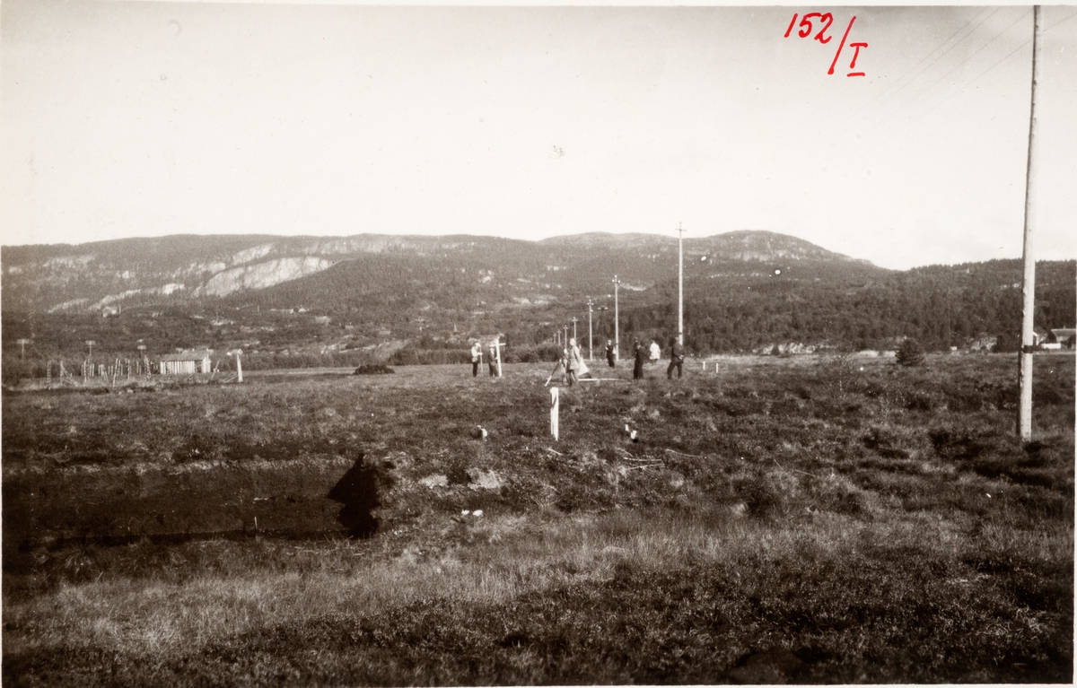 GEODESI. Basismåling: Værnes, fra basismålingen på Værnes.