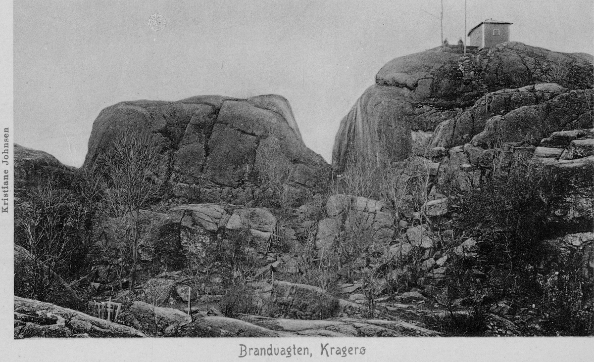 Postkortserie fra Kragerø før 1900, 10 stk