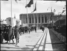 Göteborg. Göteborgsutställningen 1923. Vy över Götaplatsen med konstmuseet i fonden.