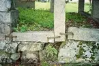 Gestad, Friherre Erik Axel Roos gravmonument. Detalj.